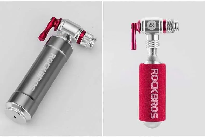 Fahrrad Mini Pumpe CO2 Inflator Isolierte Hülse Air Radfahren Bike Fahrrad Pumpe Bike Ball Pumpe Bike Fahrrad Zubehör