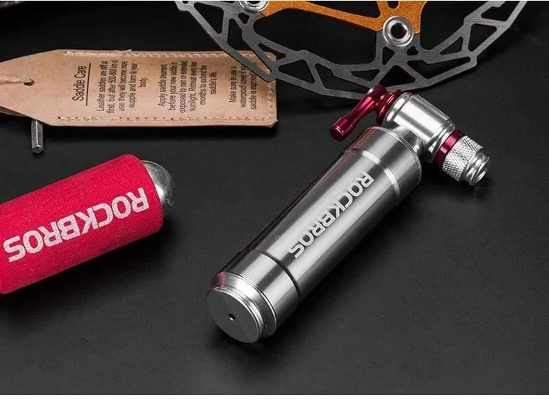 Fahrrad Mini Pumpe CO2 Inflator Isolierte Hülse Air Radfahren Bike Fahrrad Pumpe Bike Ball Pumpe Bike Fahrrad Zubehör