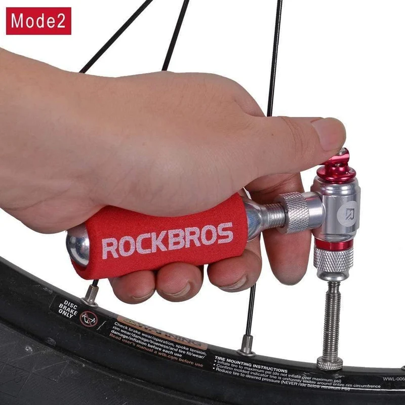 Fahrrad Mini Pumpe CO2 Inflator Isolierte Hülse Air Radfahren Bike Fahrrad Pumpe Bike Ball Pumpe Bike Fahrrad Zubehör
