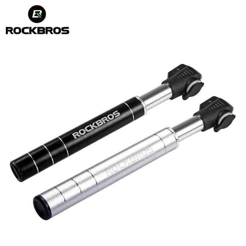 Fahrradpumpe Mini tragbare leichte Aluminiumlegierung Fahrradpumpe Luftpumpe Mountainbike Reifenfüller Schrader Presta Ventil