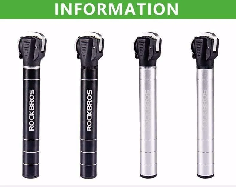 Fahrradpumpe Mini tragbare leichte Aluminiumlegierung Fahrradpumpe Luftpumpe Mountainbike Reifenfüller Schrader Presta Ventil