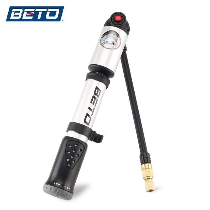 Gabel Reifen Stoßdämpfer Fahrradpumpen 300psi Manometer Mini Handpumpe für Fahrrad Schrader Presta Adapter Schlauch Fahrradpumpe Luftzykluspumpe