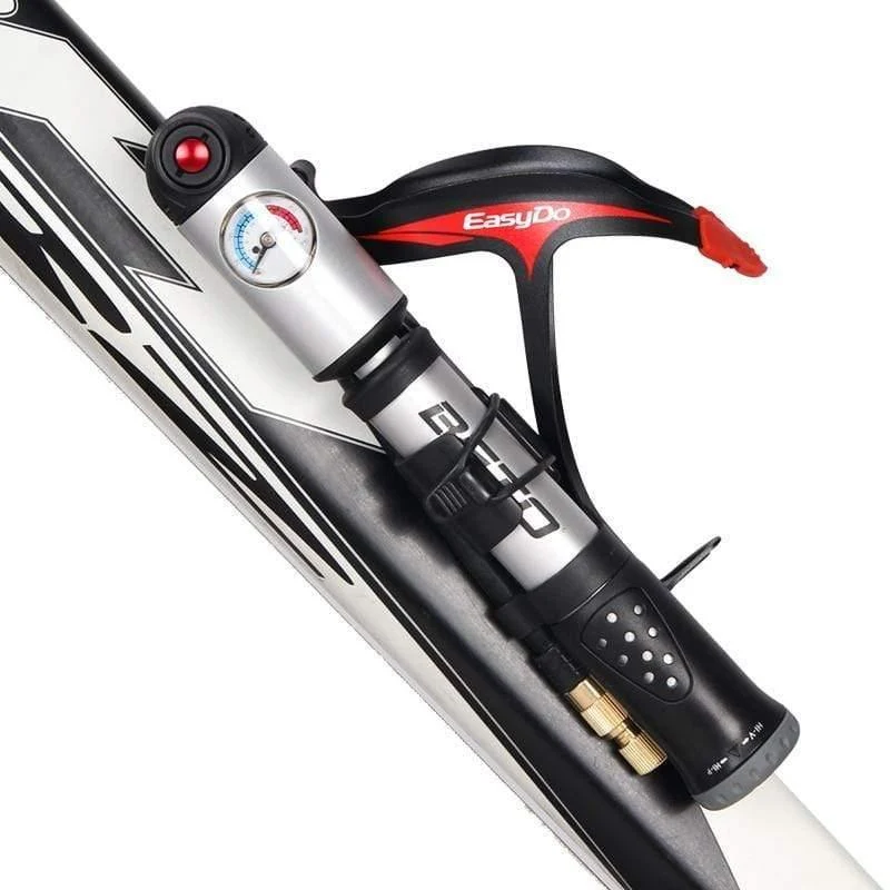 Gabel Reifen Stoßdämpfer Fahrradpumpen 300psi Manometer Mini Handpumpe für Fahrrad Schrader Presta Adapter Schlauch Fahrradpumpe Luftzykluspumpe