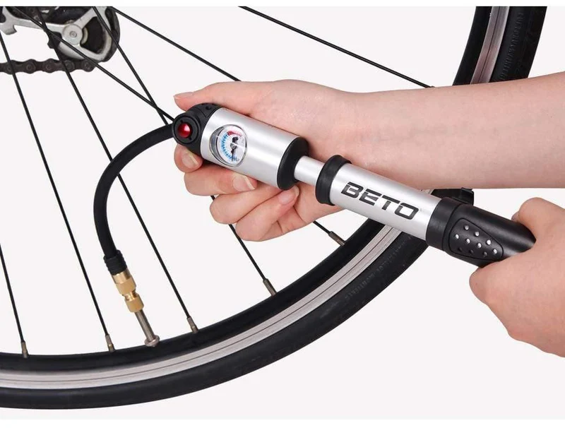 Gabel Reifen Stoßdämpfer Fahrradpumpen 300psi Manometer Mini Handpumpe für Fahrrad Schrader Presta Adapter Schlauch Fahrradpumpe Luftzykluspumpe