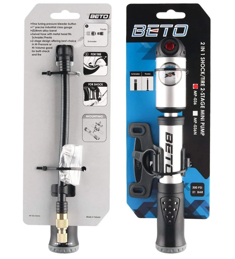 Gabel Reifen Stoßdämpfer Fahrradpumpen 300psi Manometer Mini Handpumpe für Fahrrad Schrader Presta Adapter Schlauch Fahrradpumpe Luftzykluspumpe