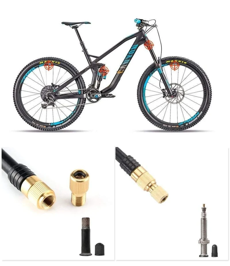 Gabel Reifen Stoßdämpfer Fahrradpumpen 300psi Manometer Mini Handpumpe für Fahrrad Schrader Presta Adapter Schlauch Fahrradpumpe Luftzykluspumpe