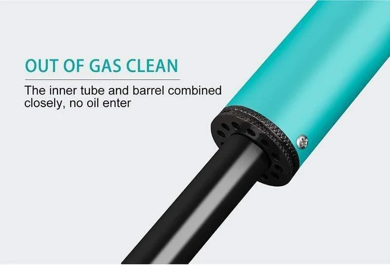 Fahrradpumpe 120 PSI Stahl Türkis Fahrradpumpe Luftpumpe Schrader & Presta Valve Road MTB Fahrradreifen Fahrradpumpe