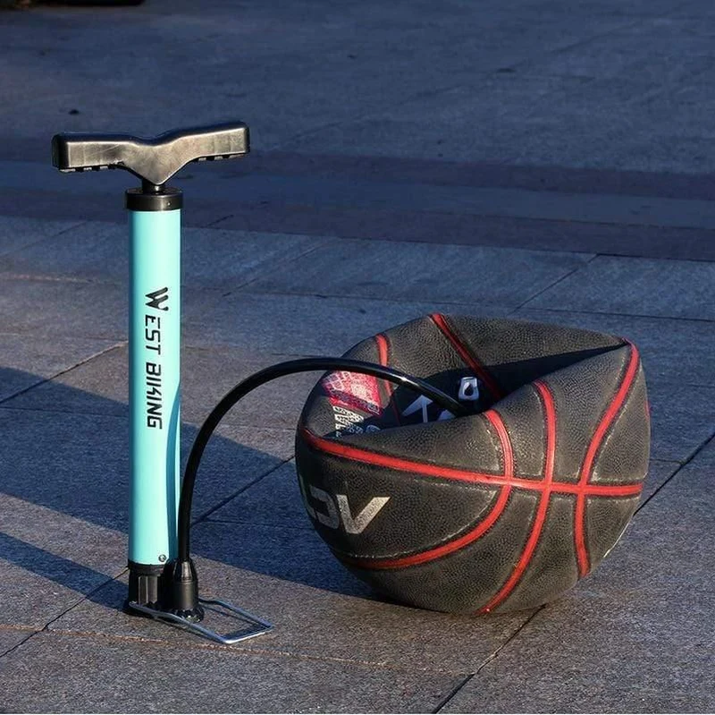 Fahrradpumpe 120 PSI Stahl Türkis Fahrradpumpe Luftpumpe Schrader & Presta Valve Road MTB Fahrradreifen Fahrradpumpe