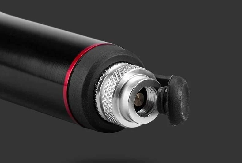 Aluminiumlegierung Fahrradpumpe Manometer Rohr 150 PSI Hochdruck Mini Luftpumpe für Fahrrad Radfahren Reifen Inflator MTB