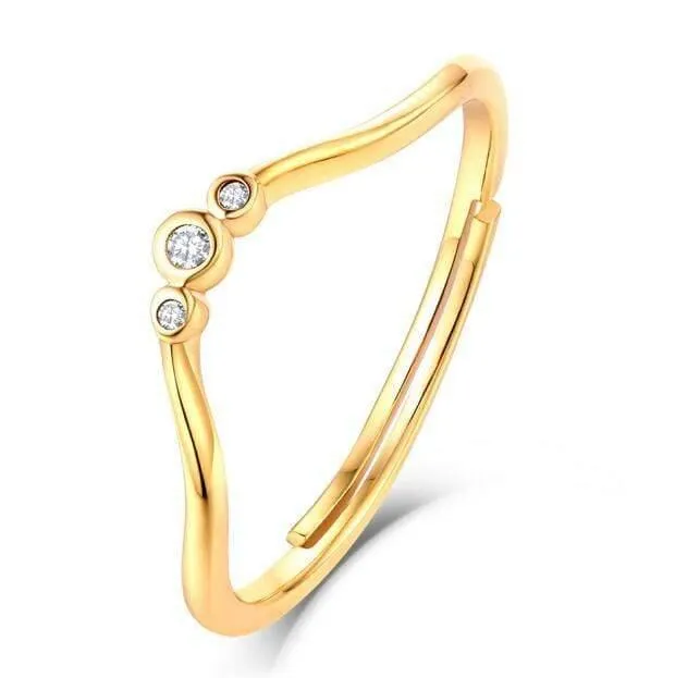Ringe aus 925er-Sterlingsilber für Damen, Zirkon-Diamant-Edelstein, stapelbar, größenverstellbar, Ehering, edler Schmuck, Geschenk