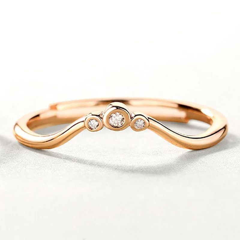 Ringe aus 925er-Sterlingsilber für Damen, Zirkon-Diamant-Edelstein, stapelbar, größenverstellbar, Ehering, edler Schmuck, Geschenk