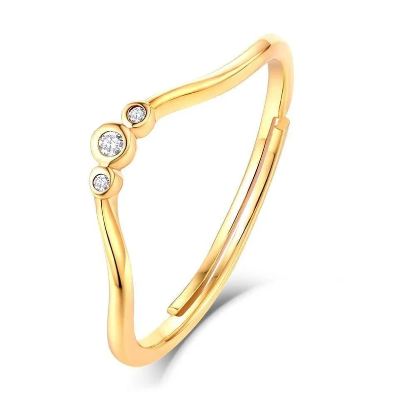Ringe aus 925er-Sterlingsilber für Damen, Zirkon-Diamant-Edelstein, stapelbar, größenverstellbar, Ehering, edler Schmuck, Geschenk