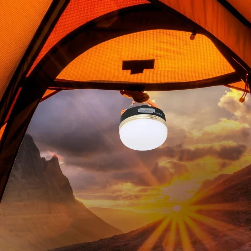 Mini tragbare Camping Lichter 3W LED Camping Laterne Zelte Lampe Outdoor Wandern Nacht Hängelampe USB wiederaufladbar