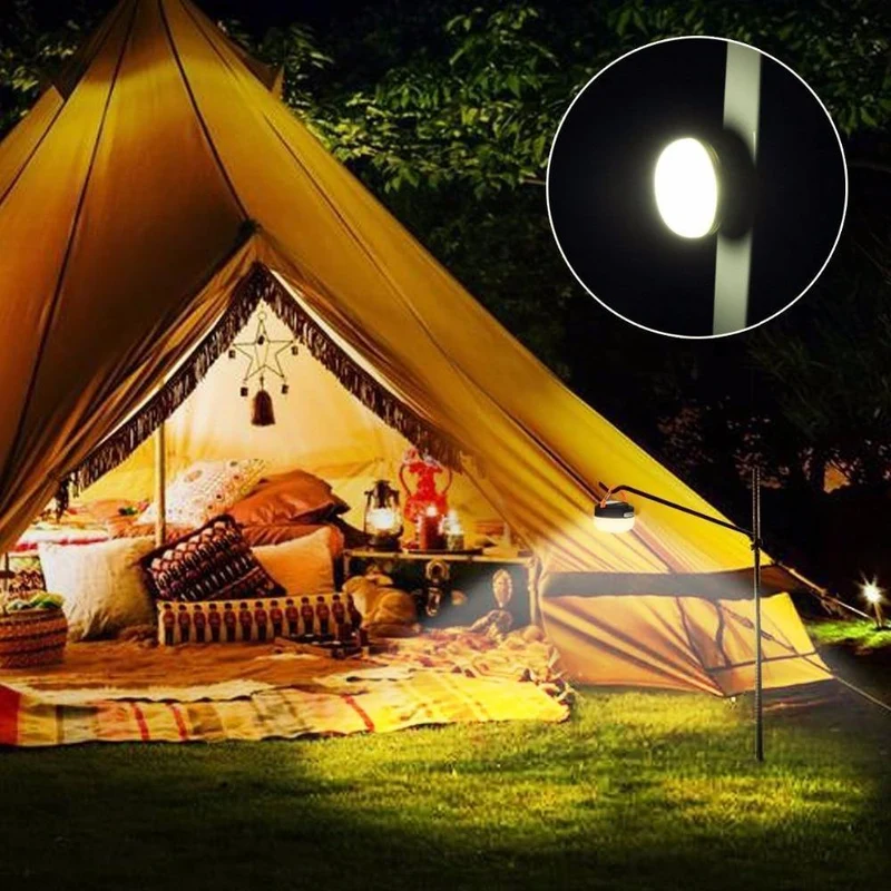 Mini tragbare Camping Lichter 3W LED Camping Laterne Zelte Lampe Outdoor Wandern Nacht Hängelampe USB wiederaufladbar