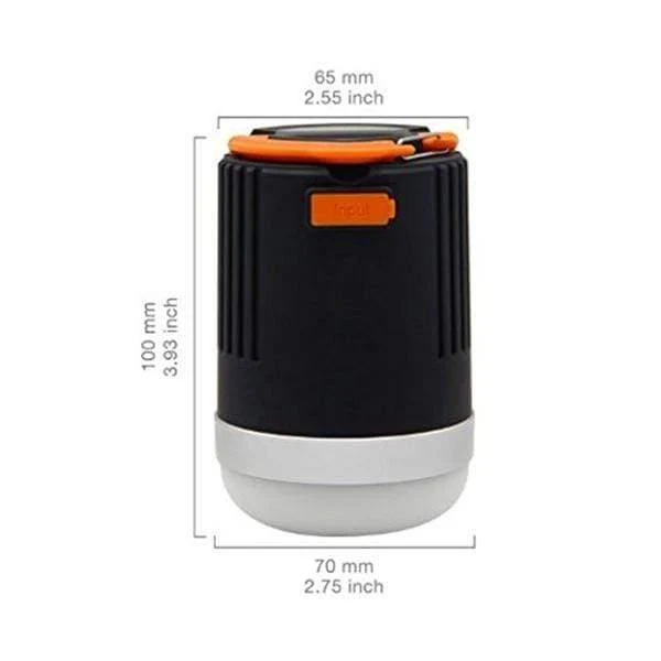 Tragbare Laterne Outdoor Camping Licht 440 Lumen Multifunktions-USB wiederaufladbare LED-Licht mit 10400mAh Power Bank