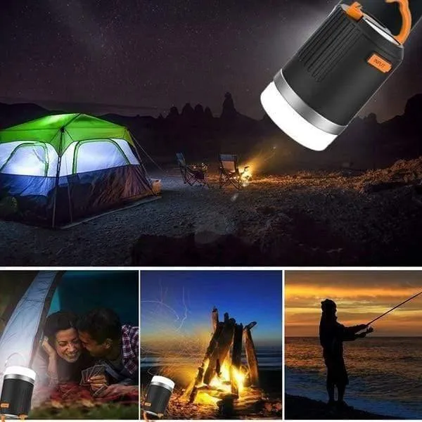 Tragbare Laterne Outdoor Camping Licht 440 Lumen Multifunktions-USB wiederaufladbare LED-Licht mit 10400mAh Power Bank