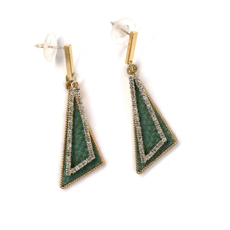 Strass Ohrringe Ohrhänger Gold/Silber Ohrringe Modeschmuck Ohrringe Declaration 2019 Moderner Modeschmuck