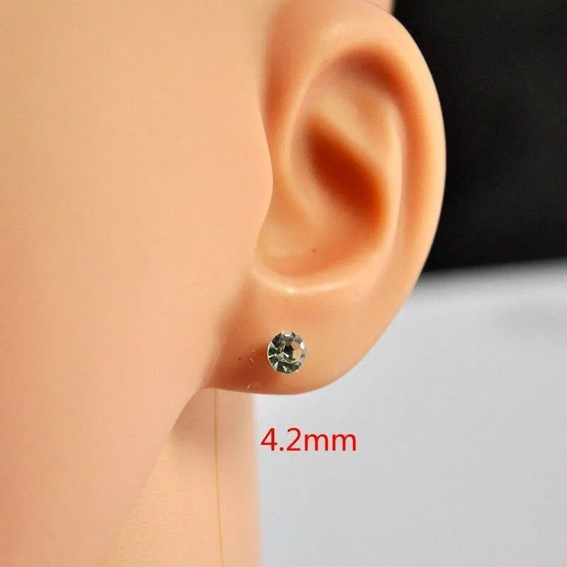 720 Stücke 10 Sätze Frauen Zirkon 316L Edelstahl Ohrstecker Für Frau Modeschmuck Großhandel Bulks Viele Heißer Verkauf BL285