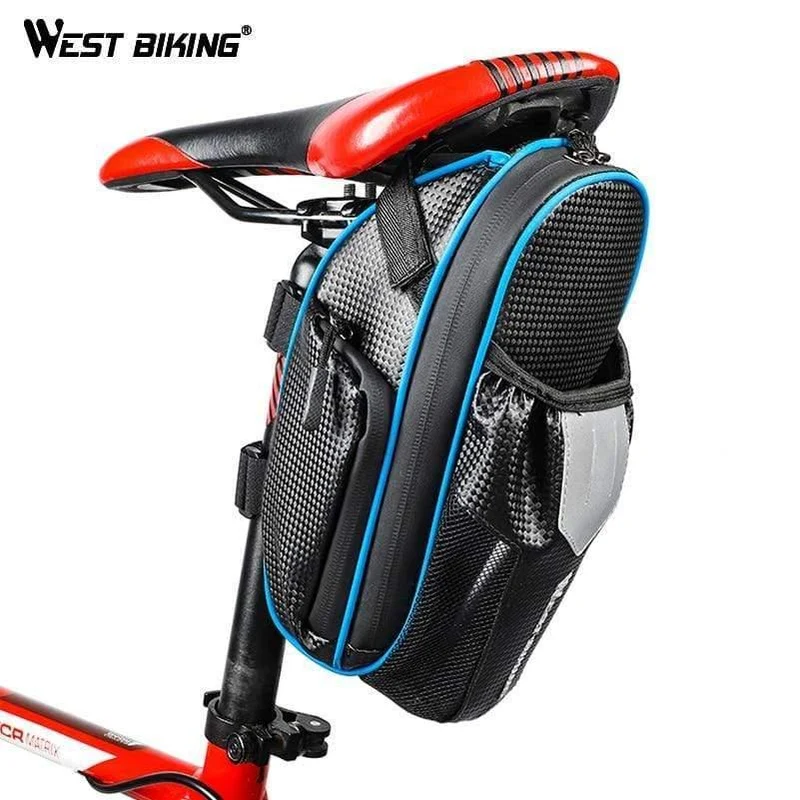 MTB Fahrrad Wasserdichte Hinten Tasche Fahrrad Zubehör Fahrrad Sattel Tasche mit Wasser Flasche Tasche Radfahren Hinten Sitz Schwanz Tasche