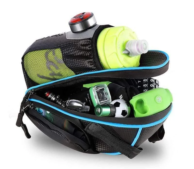 MTB Fahrrad Wasserdichte Hinten Tasche Fahrrad Zubehör Fahrrad Sattel Tasche mit Wasser Flasche Tasche Radfahren Hinten Sitz Schwanz Tasche