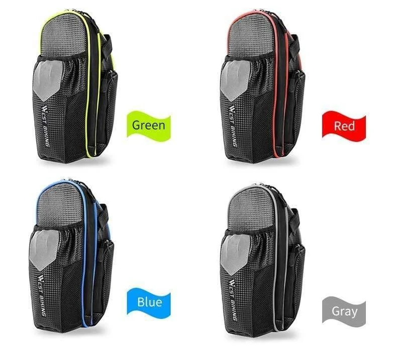 MTB Fahrrad Wasserdichte Hinten Tasche Fahrrad Zubehör Fahrrad Sattel Tasche mit Wasser Flasche Tasche Radfahren Hinten Sitz Schwanz Tasche