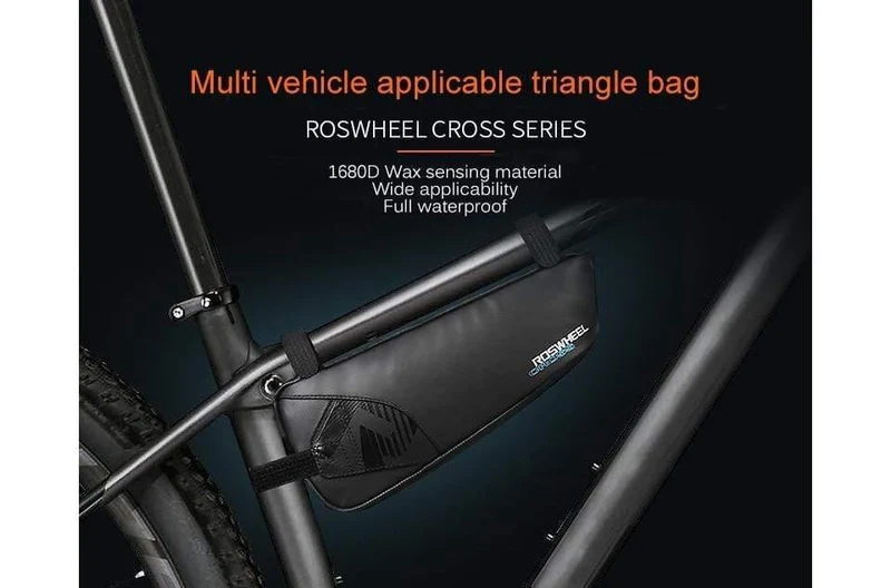 Fahrradtaschen 1680D Nylon voll wasserdicht Fahrrad-Oberrohrtaschen Radfahren Dreieck Satteltaschen Zubehör CROSS SERIES