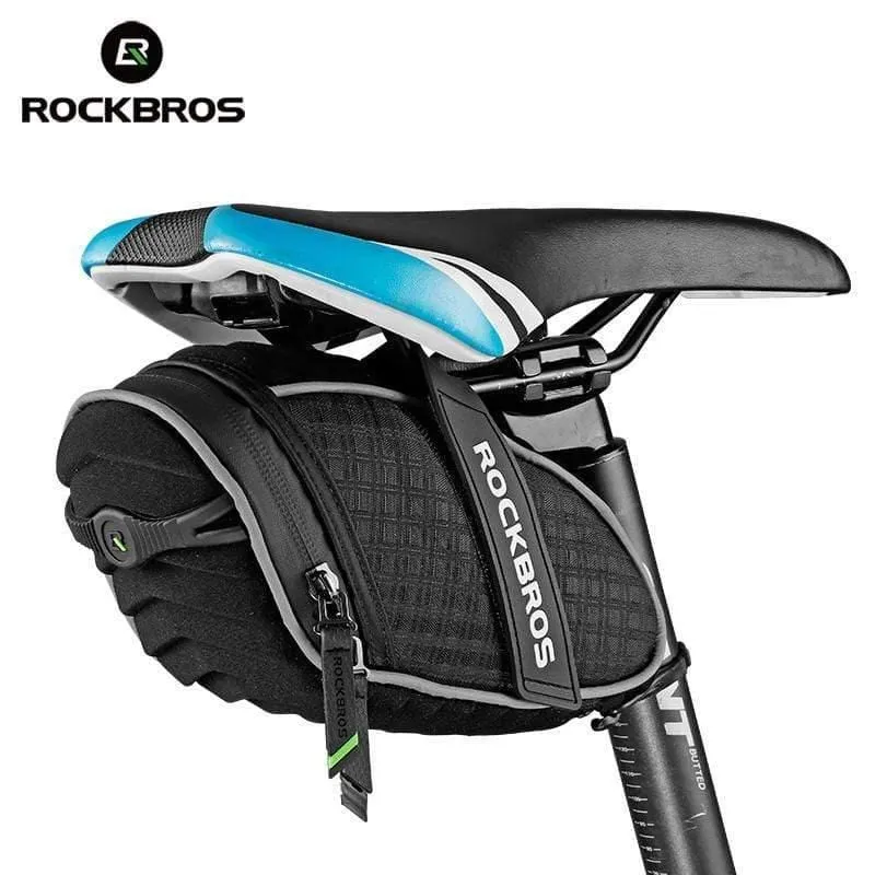 Fahrradtasche, 3D-Schale, regendichte Satteltasche, reflektierende Fahrradtasche, stoßfeste Fahrrad-Sattelstützentasche für hinten, MTB-Fahrradzubehör