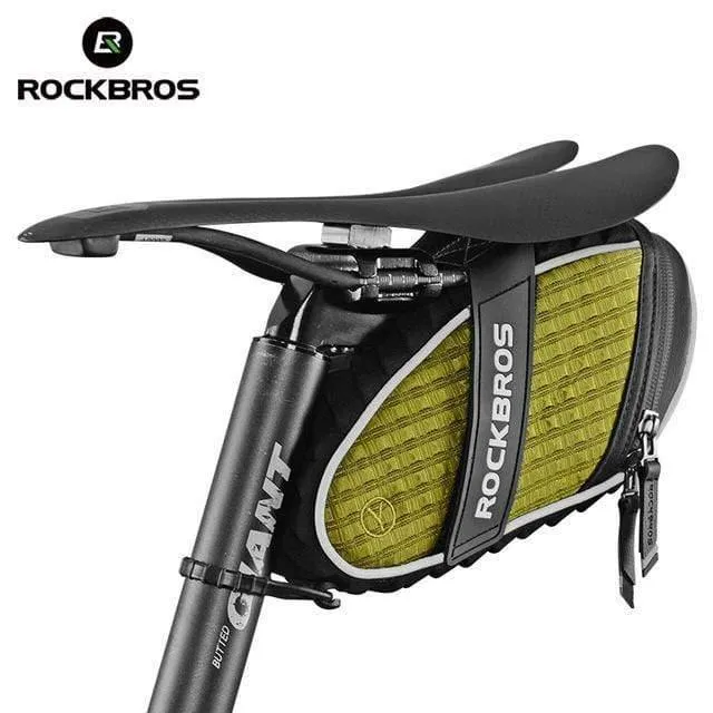Fahrradtasche, 3D-Schale, regendichte Satteltasche, reflektierende Fahrradtasche, stoßfeste Fahrrad-Sattelstützentasche für hinten, MTB-Fahrradzubehör