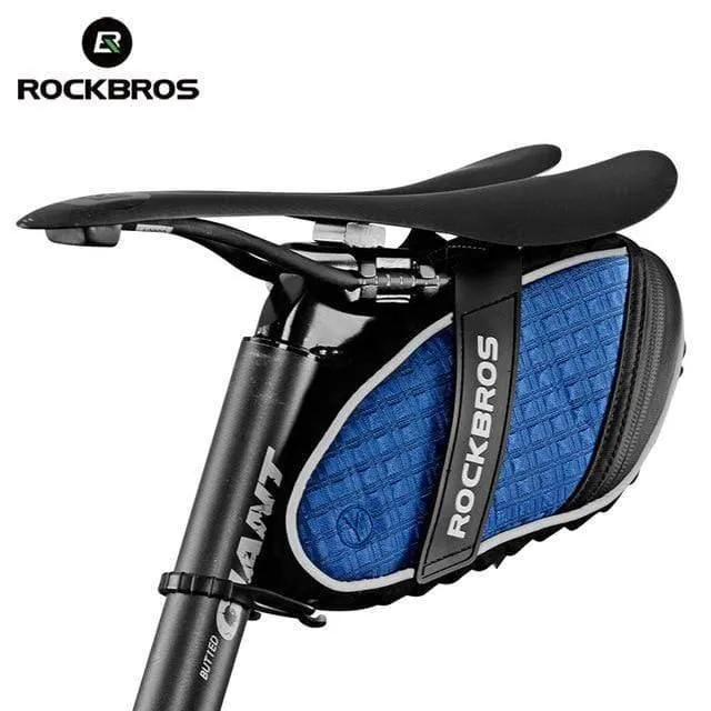 Fahrradtasche, 3D-Schale, regendichte Satteltasche, reflektierende Fahrradtasche, stoßfeste Fahrrad-Sattelstützentasche für hinten, MTB-Fahrradzubehör