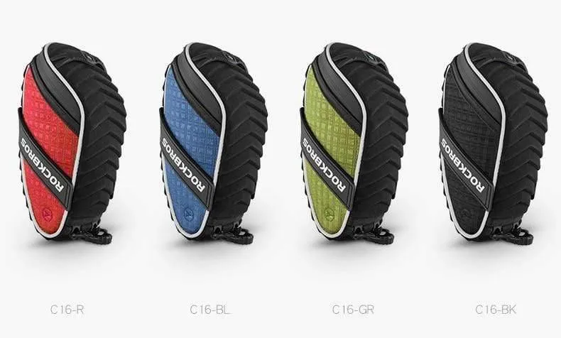 Fahrradtasche, 3D-Schale, regendichte Satteltasche, reflektierende Fahrradtasche, stoßfeste Fahrrad-Sattelstützentasche für hinten, MTB-Fahrradzubehör