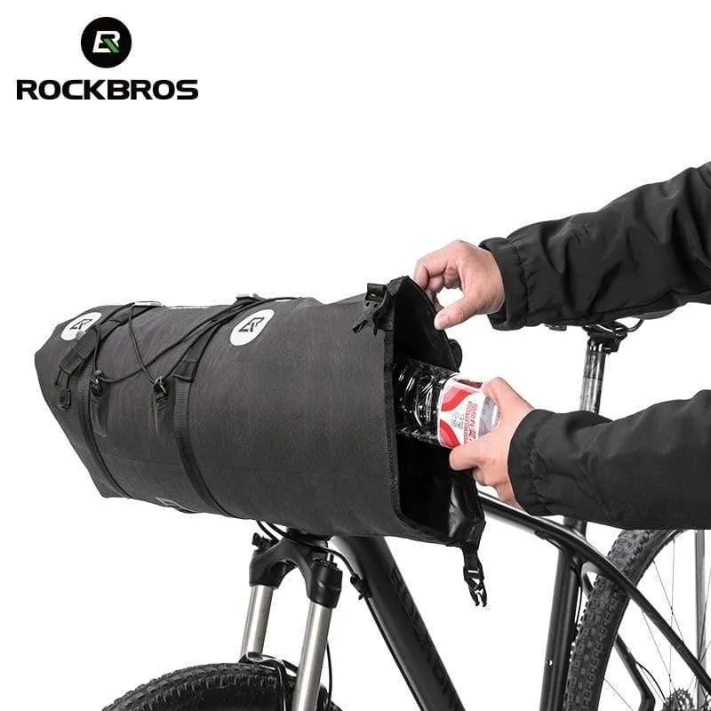 Wasserdichte Fahrrad-Vorderrohrtaschen mit großer Kapazität MTB-Fahrradlenkertaschen Vorderrahmen-Kofferraum-Pannier Fahrradzubehör