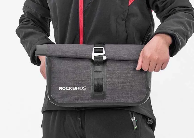 Wasserdichte Fahrrad-Vorderrohrtaschen mit großer Kapazität MTB-Fahrradlenkertaschen Vorderrahmen-Kofferraum-Pannier Fahrradzubehör