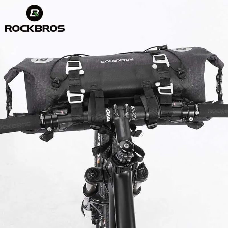 Wasserdichte Fahrrad-Vorderrohrtaschen mit großer Kapazität MTB-Fahrradlenkertaschen Vorderrahmen-Kofferraum-Pannier Fahrradzubehör