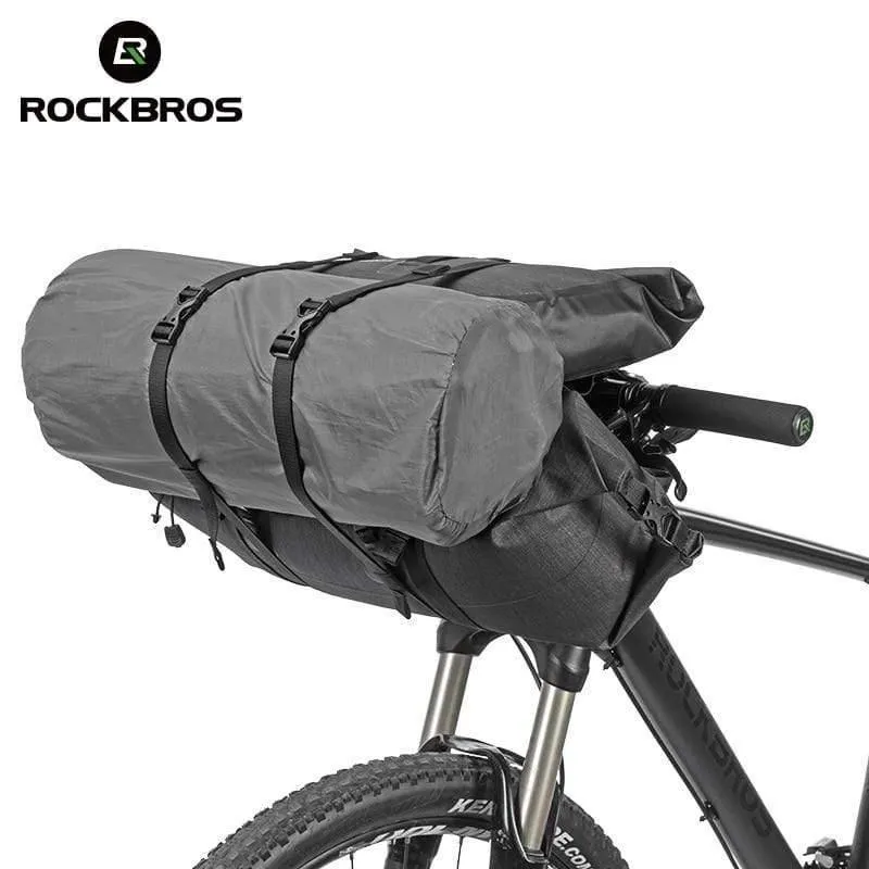 Wasserdichte Fahrrad-Vorderrohrtaschen mit großer Kapazität MTB-Fahrradlenkertaschen Vorderrahmen-Kofferraum-Pannier Fahrradzubehör