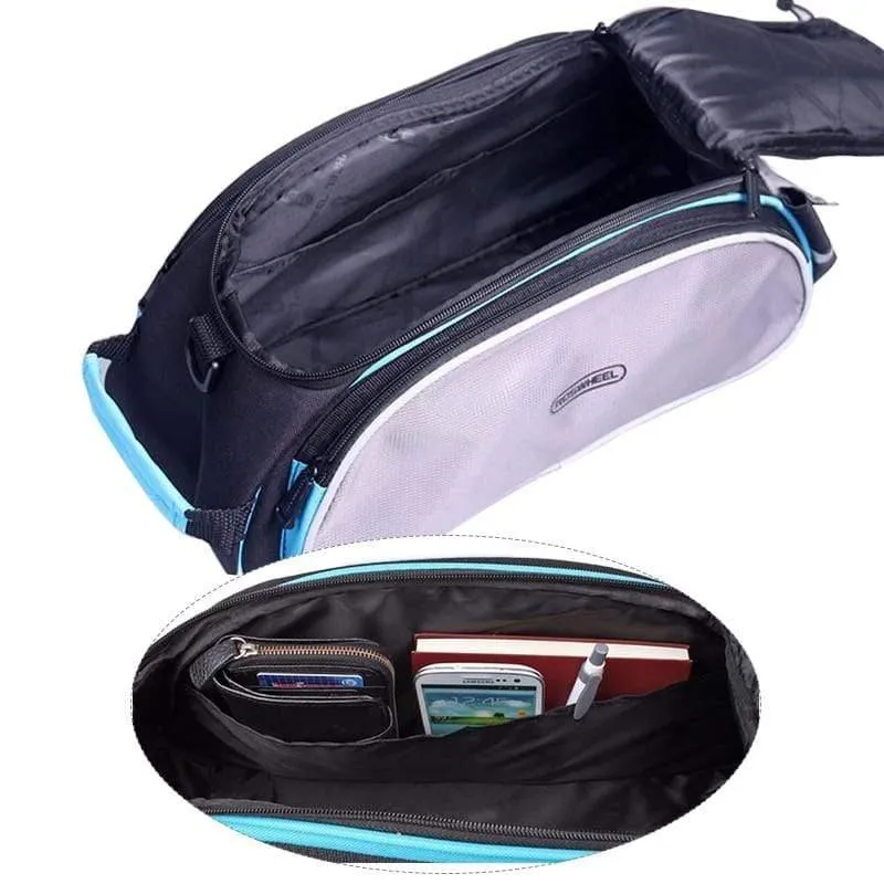Fahrrad 13L Tragetasche Fahrradträger Gepäckträgerkorb Rücksitz Ablagetasche Radfahren Gepäck Schulter Handtasche 14541