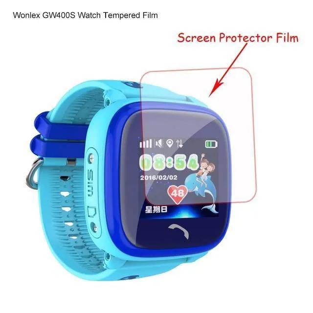 Smart Watch Zubehör Schutzfolie Displayschutzfolie für Kid Watch Tempered Film (ohne Uhr) KT01 Touchscreen