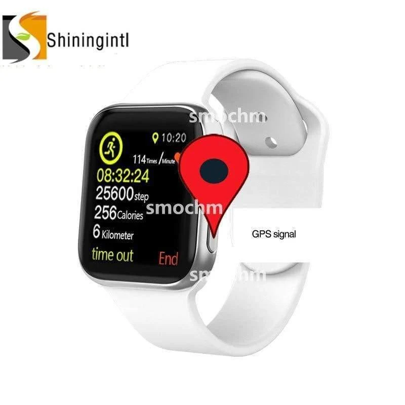 Bluetooth Smartwatch-Serie 4 1: 1 IWO 8 Plus IWO 9 Aktualisierter GPS-Tracker Sport-Smartwatch für Apple iPhone Android