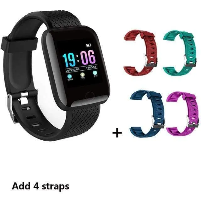 Smart Watch Männer Blutdruck Wasserdicht Smartwatch Frauen Pulsmesser Fitness Tracker Uhr Sport Für Android IOS