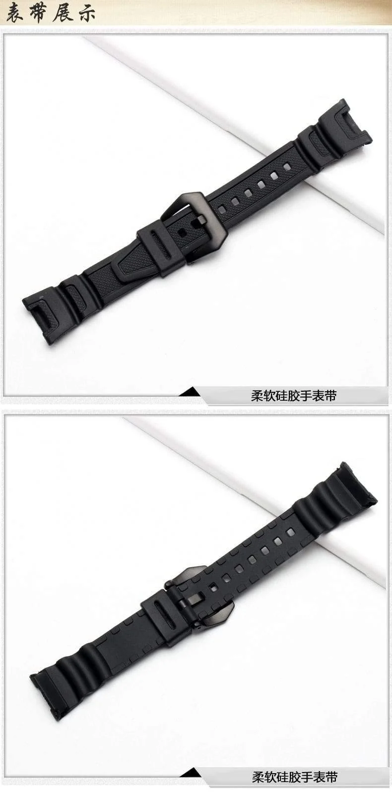 Silikonkautschuk wasserdichtes Armband für Casio SGW-100 Uhrenarmbänder Smartwatches Zubehör Armband