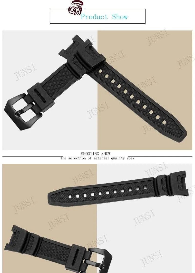 Silikonkautschuk wasserdichtes Armband für Casio SGW-100 Uhrenarmbänder Smartwatches Zubehör Armband
