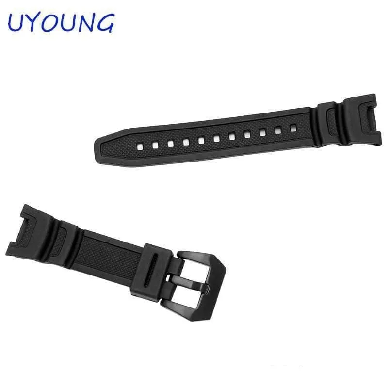 Silikonkautschuk wasserdichtes Armband für Casio SGW-100 Uhrenarmbänder Smartwatches Zubehör Armband