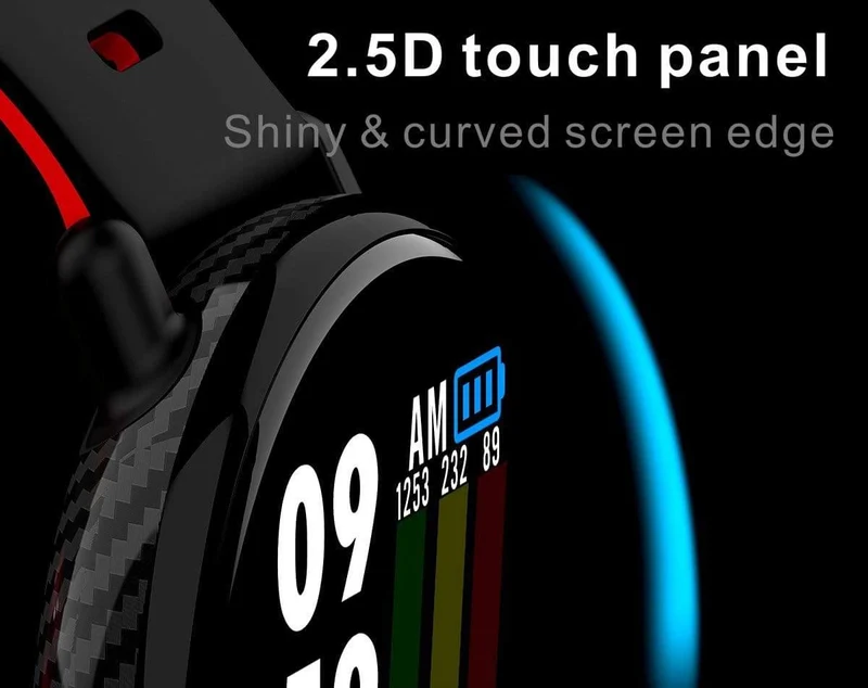 Smart Watch IP68 Wasserdichte Uhr Fitness Tracker Herzfrequenzmesser Männer Frauen Smartwatch für IOS Android