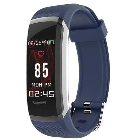Smartwatch GT101, wasserdicht, Farbbildschirm, Fitness-Tracker, Herzfrequenzmesser, Anruferinnerung, Smartwatch für Männer und Frauen