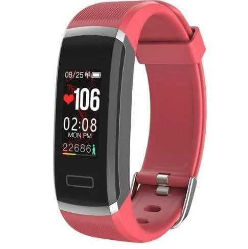 Smartwatch GT101, wasserdicht, Farbbildschirm, Fitness-Tracker, Herzfrequenzmesser, Anruferinnerung, Smartwatch für Männer und Frauen