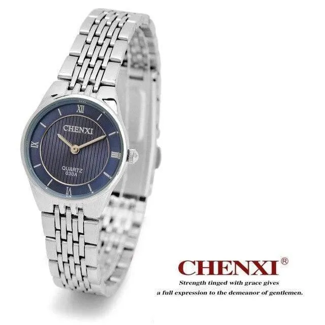 Herren Damen Paar Armbanduhr Quarz Stunden Business Dünn Mode Kleid Kette Armband Liebhaber Mädchen Junge Weihnachten Geburtstagsgeschenk