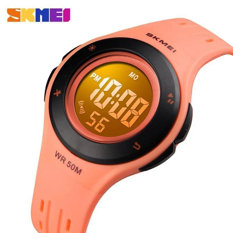 Uhren Für Kinder LED Sport Stil Kinder Digitale Elektronische Uhr Jungen Mädchen Kinder Cartoon 50M Wasserdichte Uhr SKMEI 2018