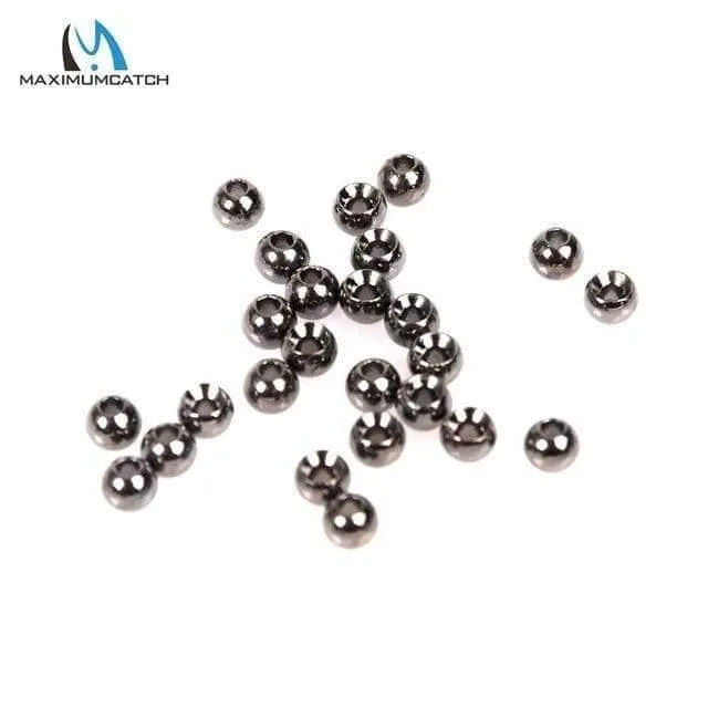 25 teile/los 2.0-3.8mm Fliegenbinden Wolframperlen Runde Nymphenkopf Ball Fliegenbinden Material 18 Verschiedene Farben