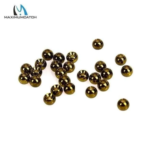 25 teile/los 2.0-3.8mm Fliegenbinden Wolframperlen Runde Nymphenkopf Ball Fliegenbinden Material 18 Verschiedene Farben