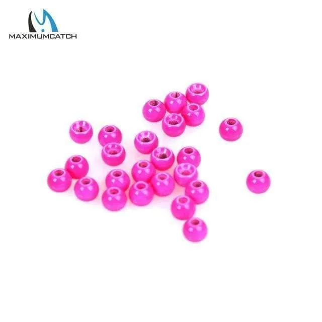 25 teile/los 2.0-3.8mm Fliegenbinden Wolframperlen Runde Nymphenkopf Ball Fliegenbinden Material 18 Verschiedene Farben