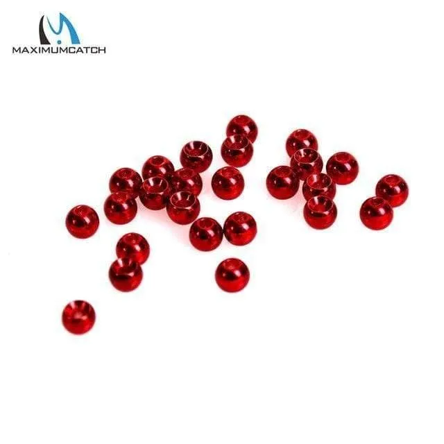 25 teile/los 2.0-3.8mm Fliegenbinden Wolframperlen Runde Nymphenkopf Ball Fliegenbinden Material 18 Verschiedene Farben